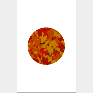 Autumn Fall Leaves Posters and Art